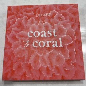 Colourpop coast to coral eyeshadow palette